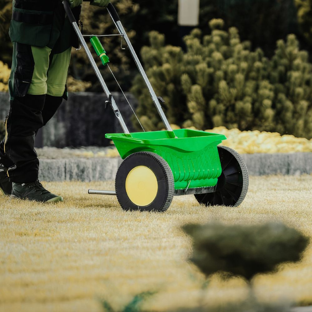Fertilizing a Lawn
