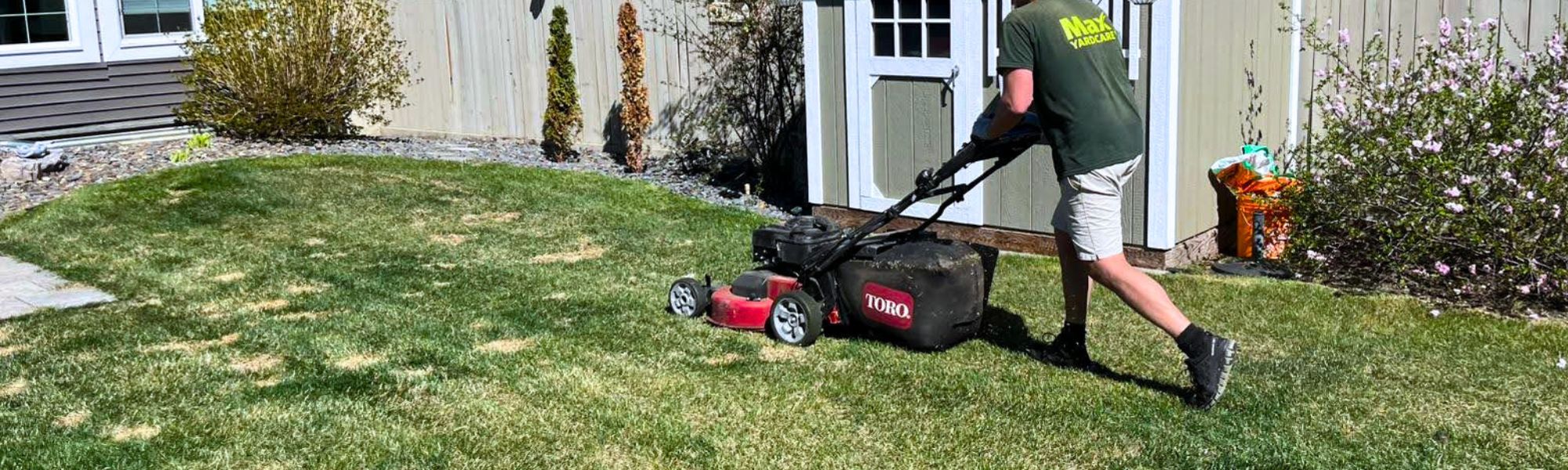 Lawn mowing in Edmonton